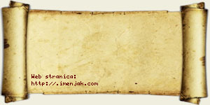 Jasna Trnjaković vizit kartica